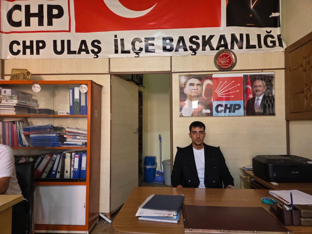 CHP’de Ulaş İlçe Başkanlığı 19 yaşındaki Güney Cem Yıldırım’a emanet